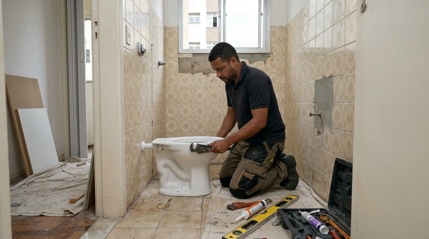 Reforço de vedação sanitária em Palmas-TO